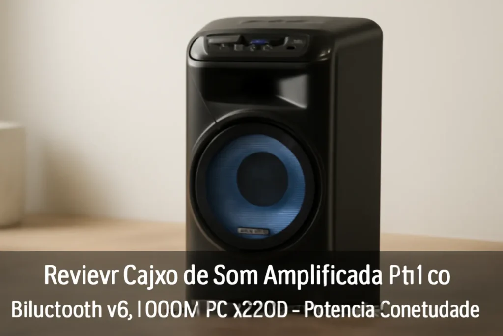 Caixa de Som Amplificada Philco Bluetooth v5.1 600W PCX5200 - Potência e Conectividade