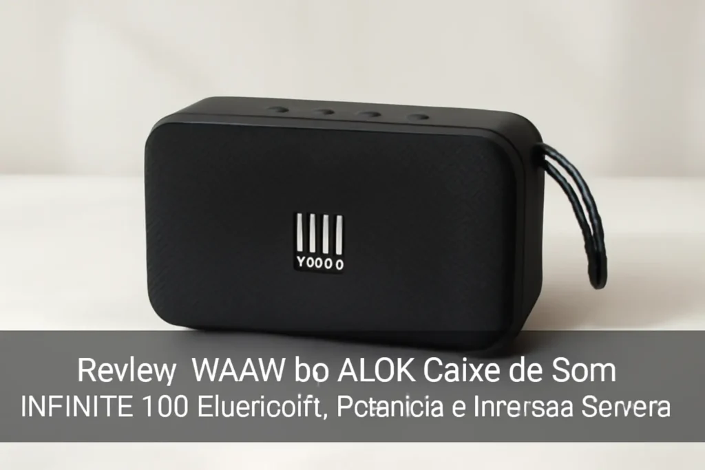 WAAW by ALOK Caixa de Som INFINITE 100 Bluetooth: Potência e Imersão Sonora