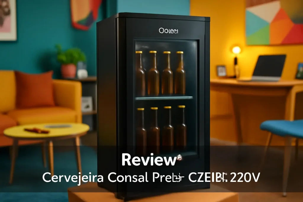 Cervejeira Consul Preta - CZE12BE 220v: Capacidade e Design Elegante