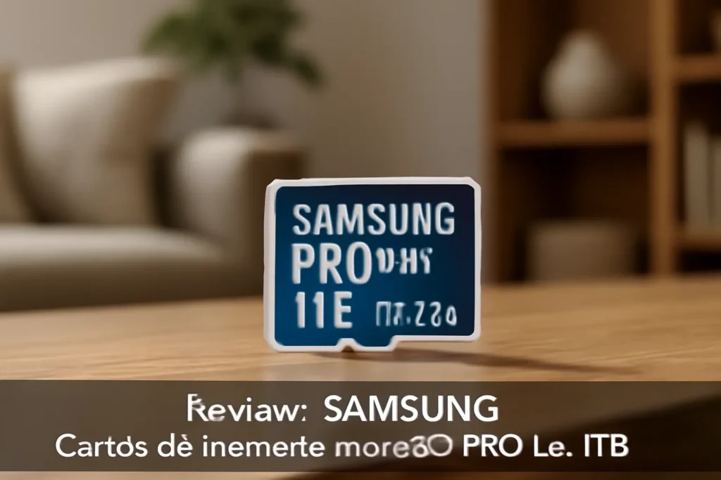 SAMSUNG Cartão de memória microSD PRO Plus 1TB: Desempenho Superior para 4K UHD e Full HD