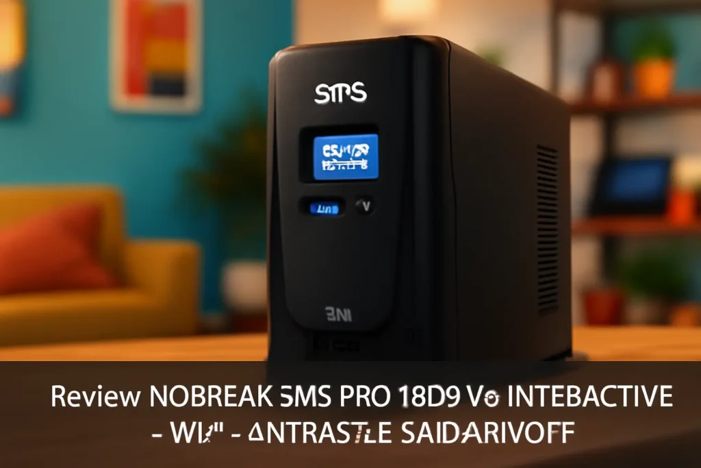 NOBREAK SMS PRO 1800 VA LINE INTERACTIVE - WIFI - ENTRADA E SAÍDA BIVOLT