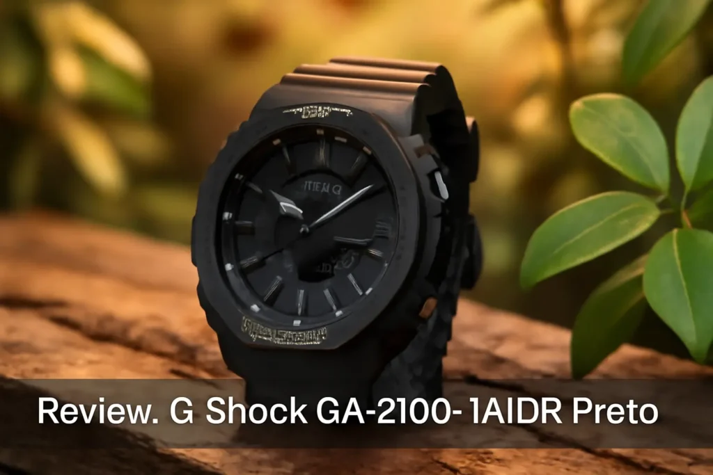 Relógio G-Shock GA-2100-1A1DR Preto: Design e Resistência