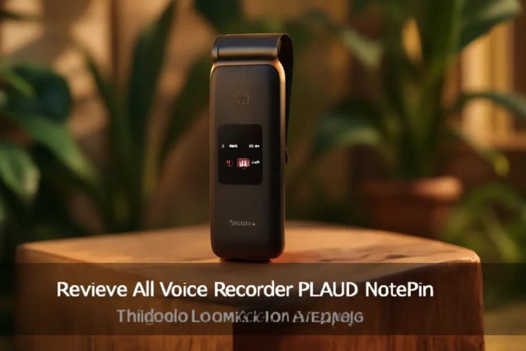 Gravador de Voz com IA PLAUD NotePin: Transcrição e Resumo Eficientes