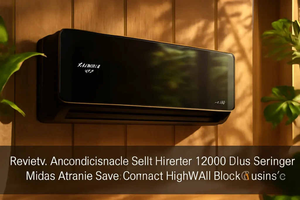 Ar-condicionado Split Inverter 12000 Btus Springer Midea Xtreme Save Connect High Wall Black Quente e Frio