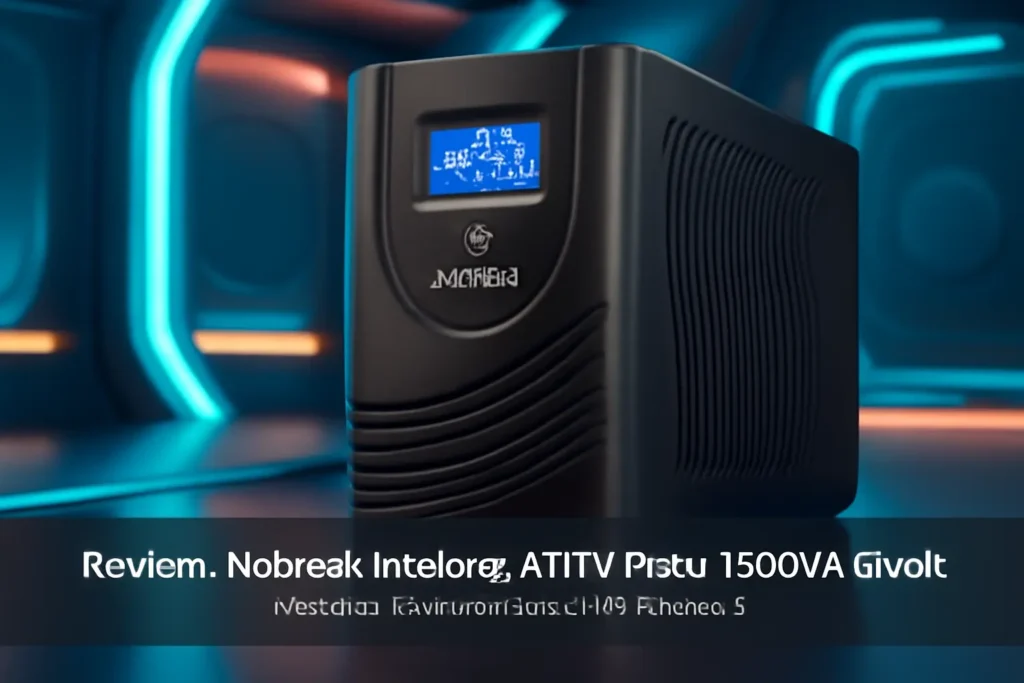 Nobreak Intelbras ATTIV Preto 1500VA Bivolt: Proteção e Desempenho de Qualidade