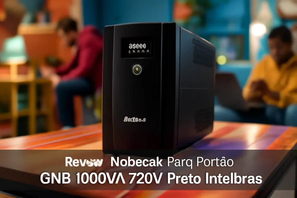 Nobreak Para Portão GNB 1000VA 220V Preto Intelbras