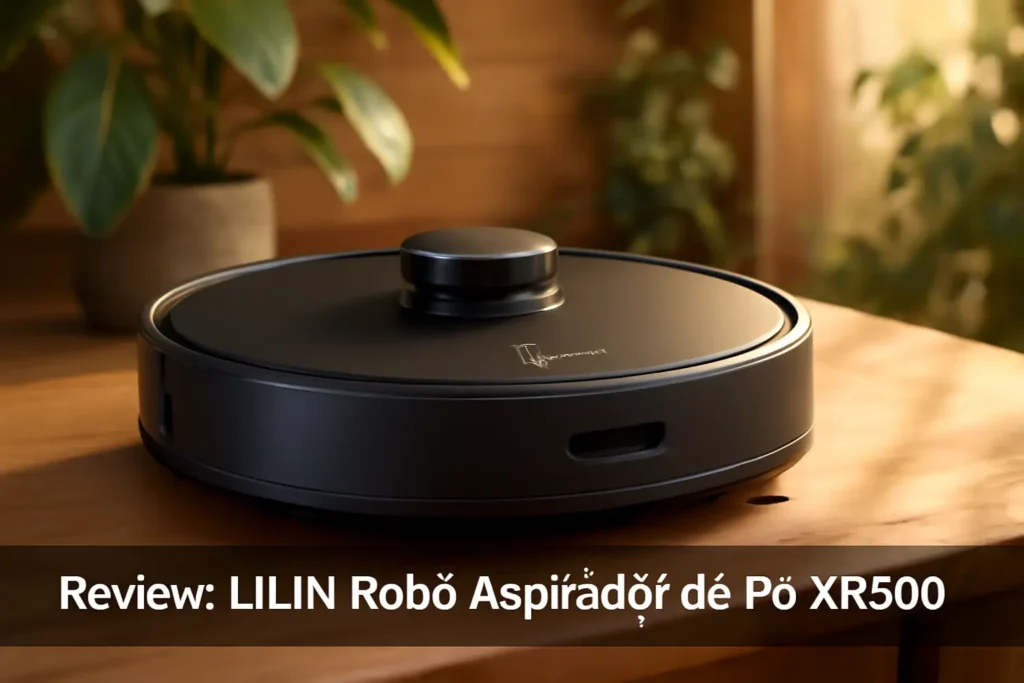 LILIN Robô Aspirador de Pó XR500: Navegação LiDAR e Sucção Potente