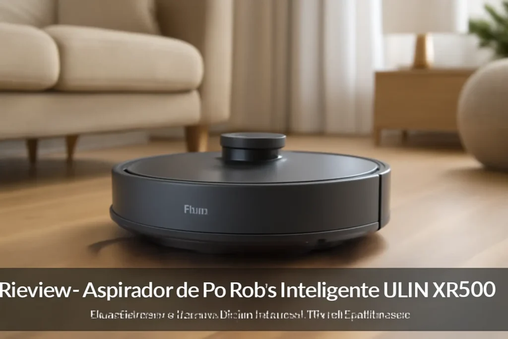 Aspirador de Pó Robô Inteligente LILIN XR500: Navegação LiDAR, Recarga Automática e Controle via Alexa