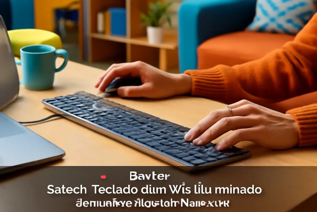 Satechi Teclado Slim W3 Iluminado com Cabo e Keypad Numérico