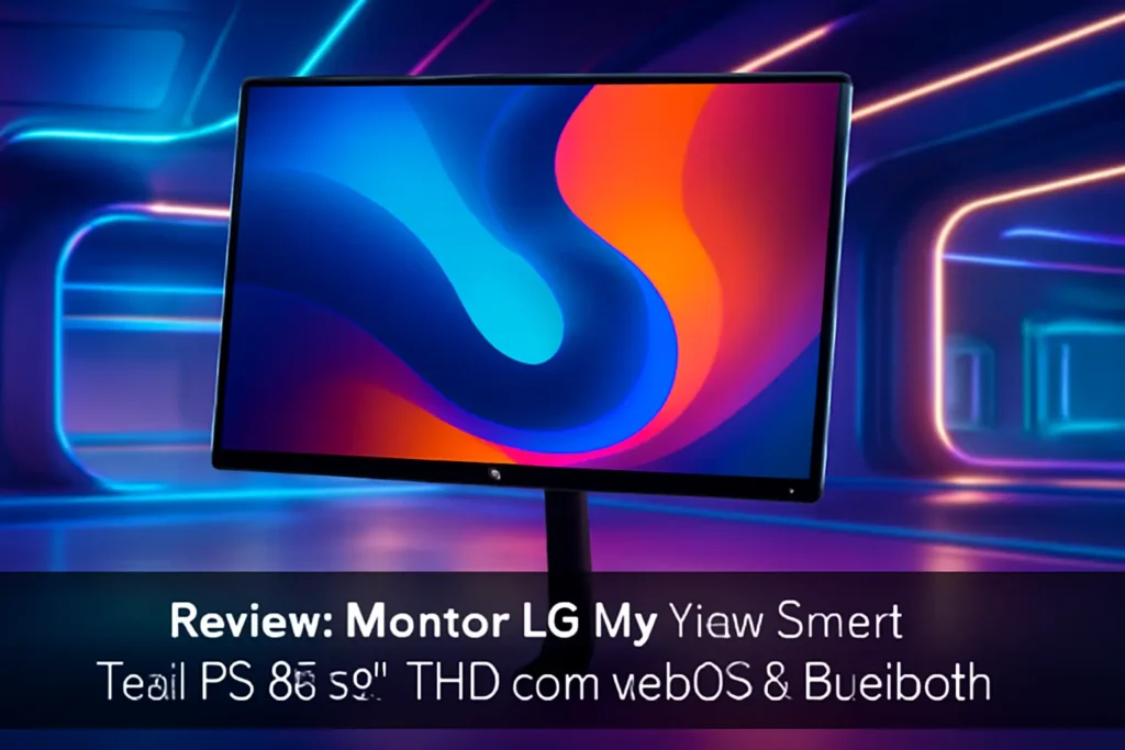 Monitor LG MyView Smart - Tela IPS de 32” FHD com WebOS e Bluetooth