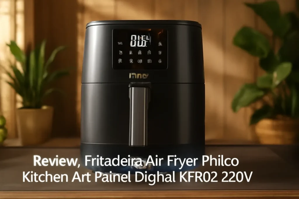 Fritadeira Air Fryer Philco Kitchen Art Painel Digital KFR02 220V