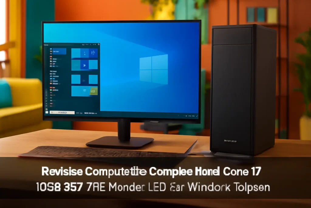 Computador Completo Intel Core i7 16GB SSD 1TB Monitor LED 24" Windows 10 3green