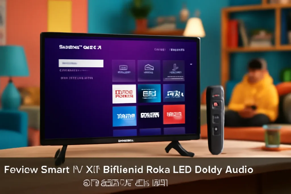 Smart TV 32” Britânia Roku LED Dolby Audio BTV32G7PR2CSGBLH