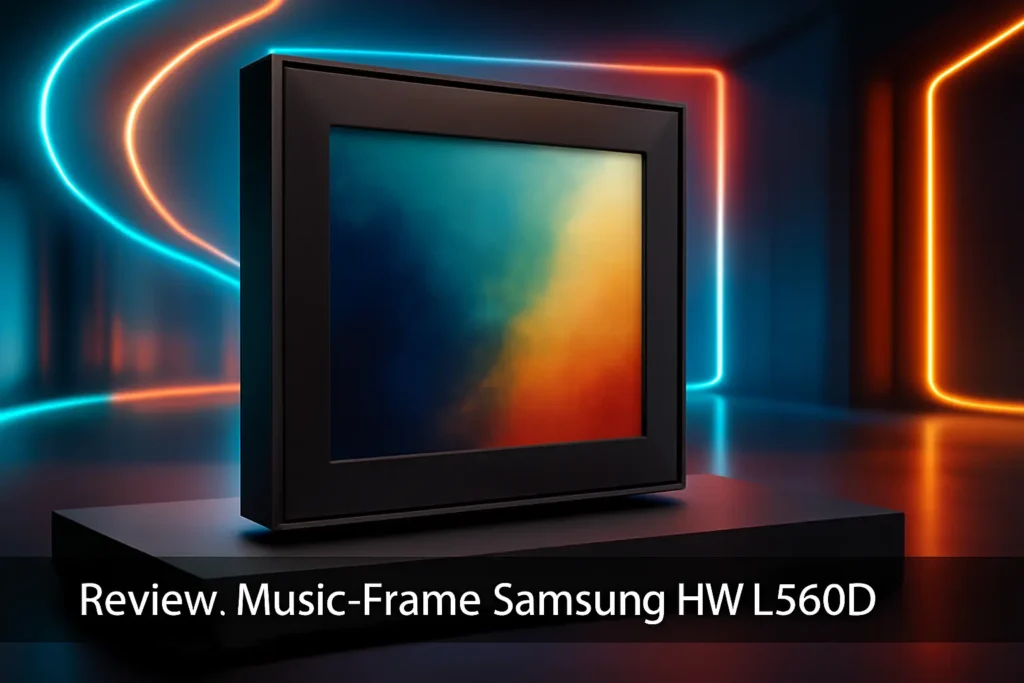 Music Frame Samsung HW-LS60D: Design Elegante e Áudio de Alta Resolução