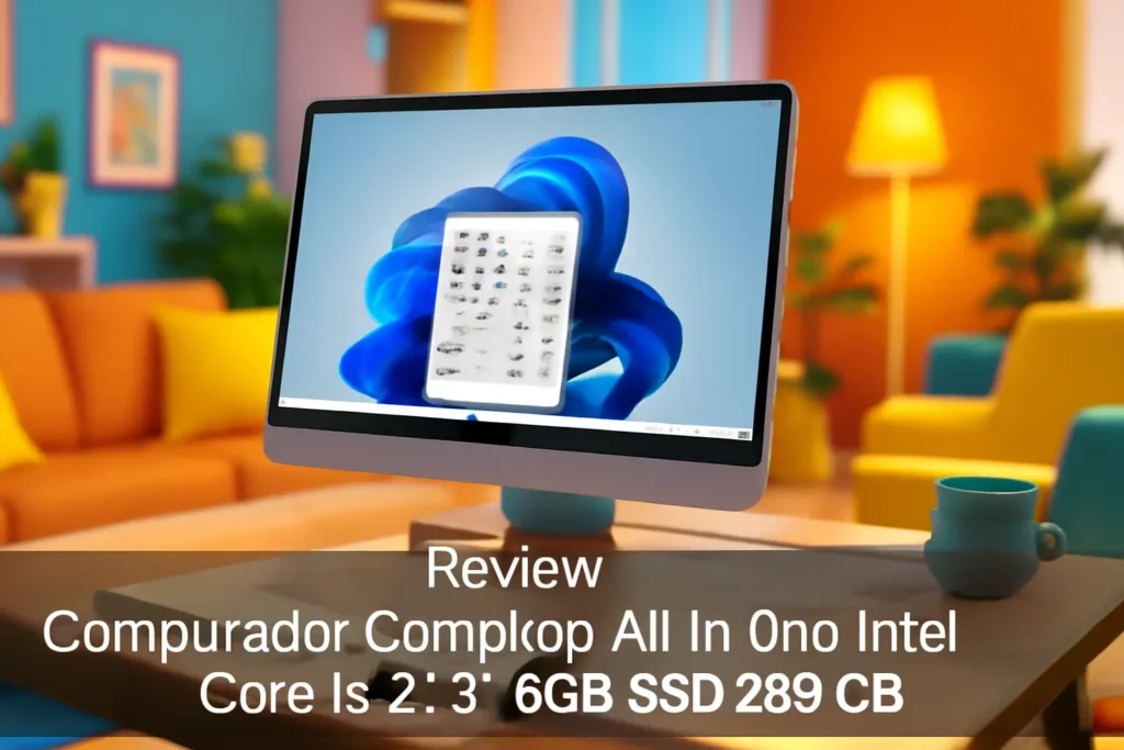 Computador Completo All In One Intel Core i5 21,5" 8GB SSD 256GB