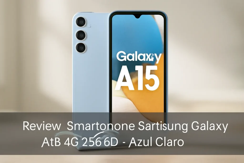 Smartphone Samsung Galaxy A15 4G 256GB – Azul Claro