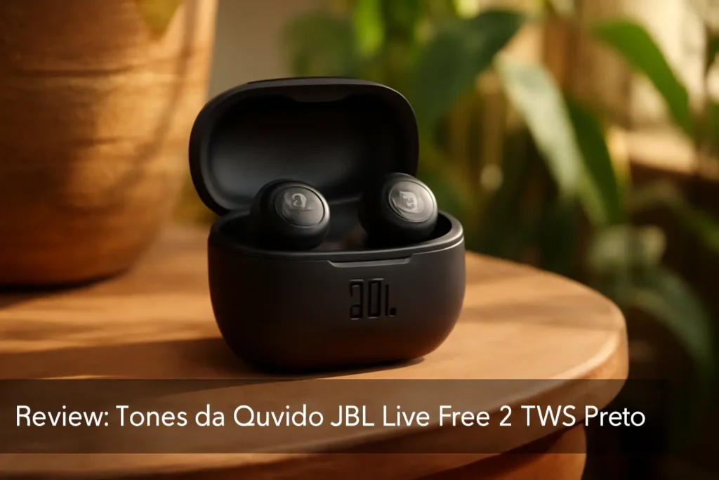 Fones de Ouvido JBL Live Free 2 TWS Preto: Qualidade de Som e Conforto Impecáveis