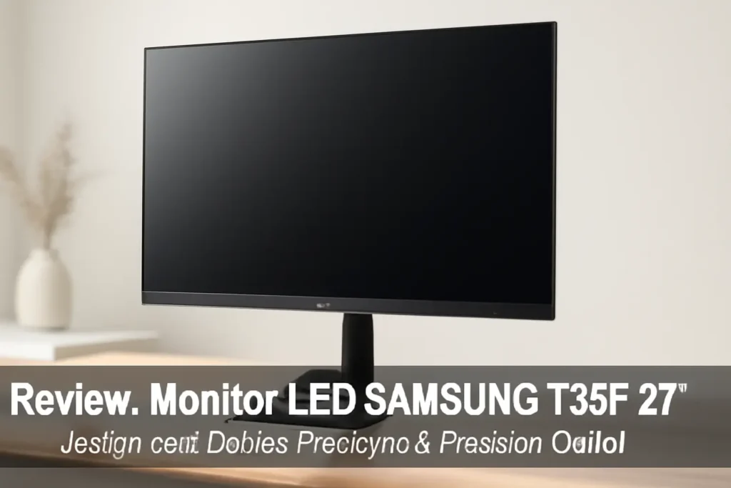 Monitor LED SAMSUNG T35F 27" - Design sem Bordas, FreeSync e Proteção Ocular