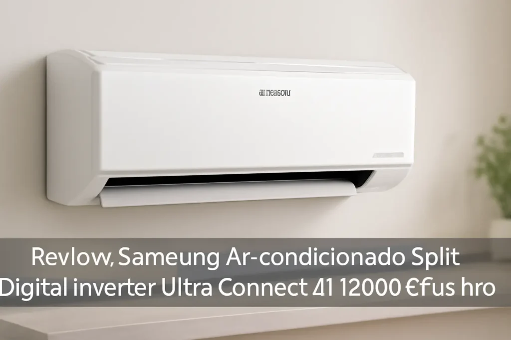 Samsung Ar-condicionado Split Digital Inverter Ultra Connect AI 12.000 BTUs Frio
