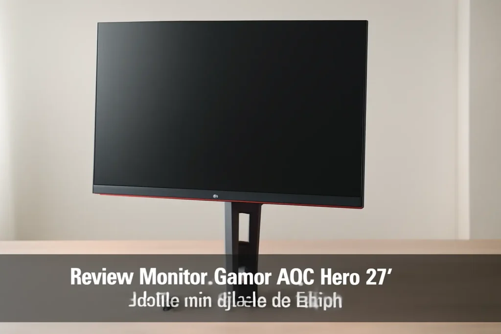 Monitor Gamer AOC Hero 27" 165Hz 1ms Ajuste de Altura