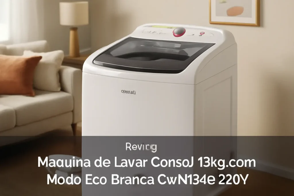 Máquina de Lavar Consul 13kg com Modo Eco Branca CWN13AB 220V - Eficiência e Praticidade