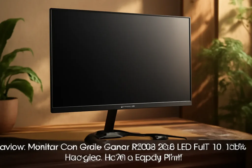 Monitor Concórdia Gamer R200s 23.8 Led Full HD, 165hz, Freesync, HDMI e Display Port - Desempenho e Qualidade