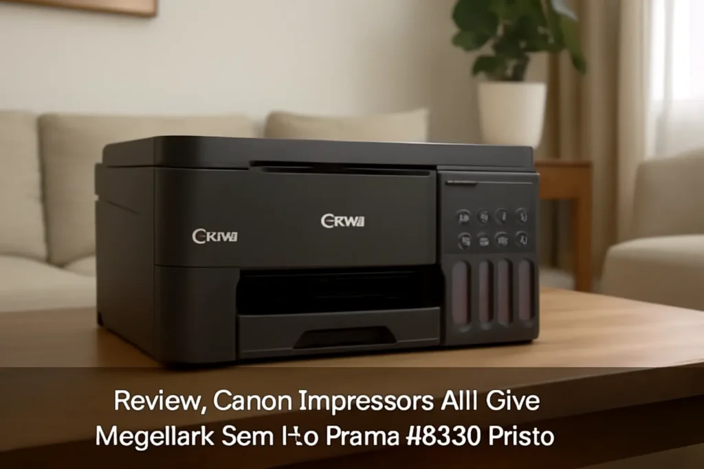 Canon Impressora All-In-One MegaTank Sem Fio Pixma G6020 Preto