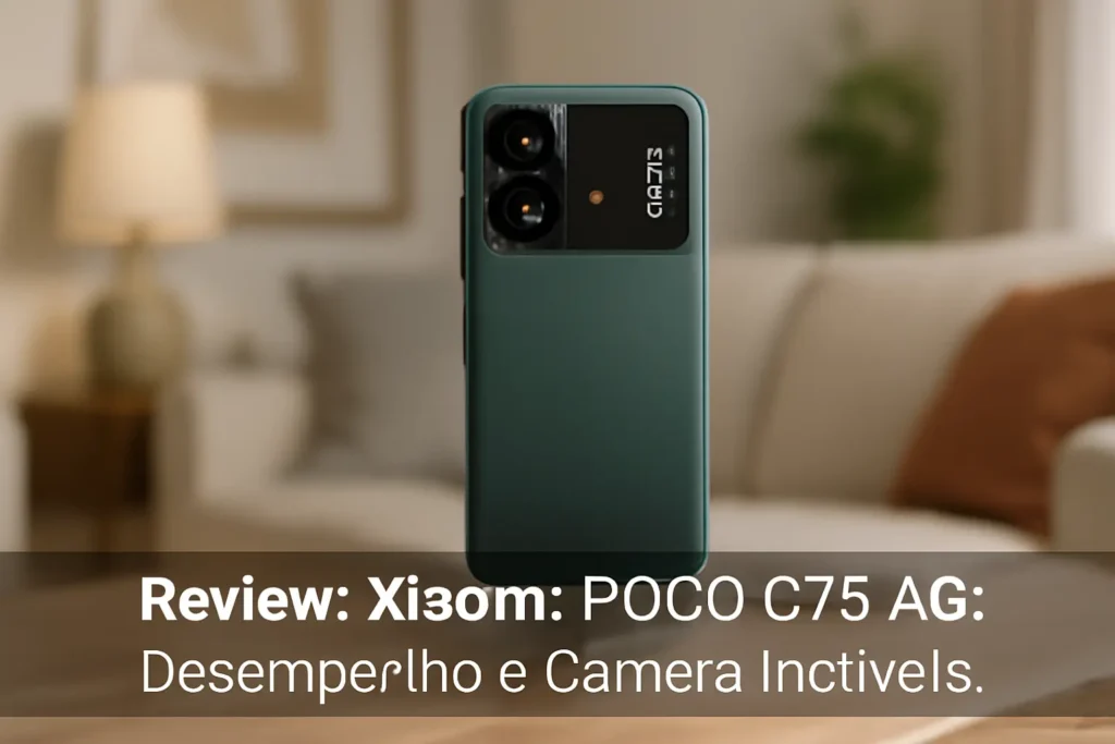 Smartphone Xiaomi POCO C75 4G: Desempenho e Câmera Incríveis