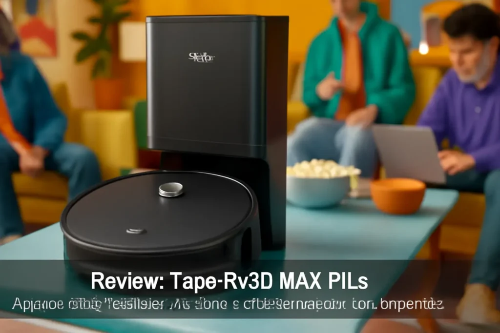 Tapo RV30 MAX Plus: Aspirador Robô com Sucção Ultra de 5300 Pa e Base de Esvaziamento Automático
