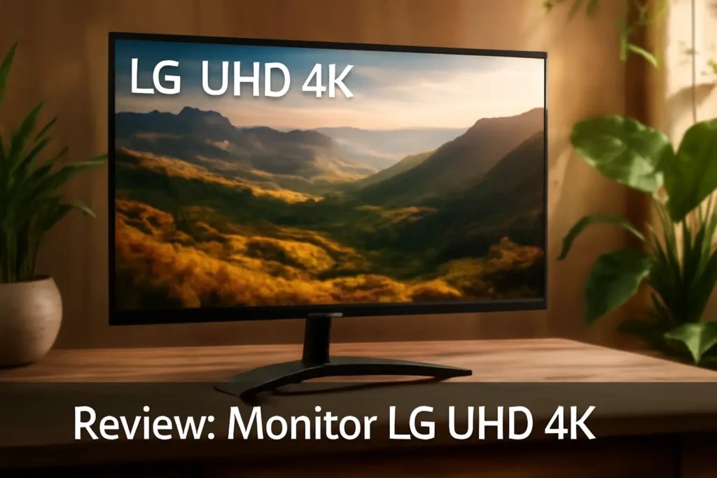 Monitor LG UHD 4K - Tela de 32", 4K, DCI-P3 90%, HDMI, Display Port, HDR10, AMD Free Sync