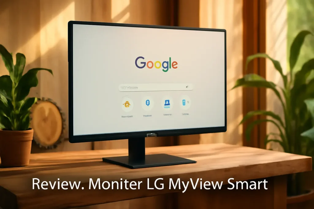 Monitor LG MyView Smart - Tela IPS 27", WebOS, ThinQ Home, Air Play, Screen Share, Bluetooth