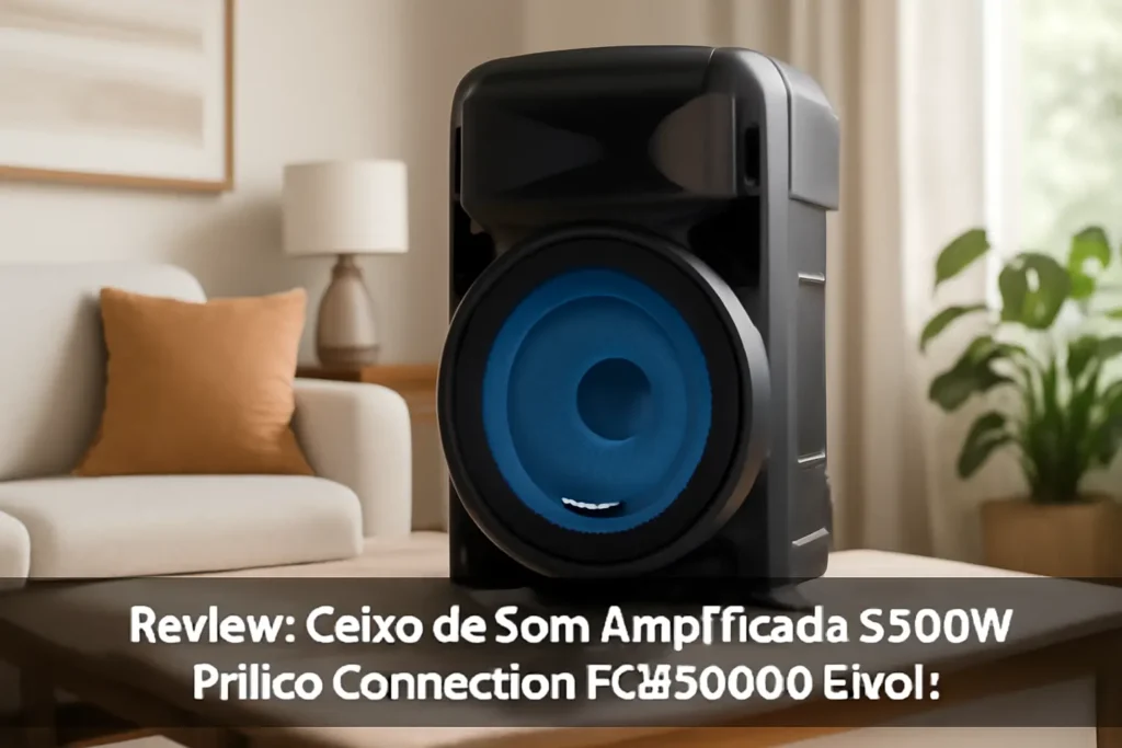 Caixa de Som Amplificada 3500W Philco Connection PCX35000 Bivolt - Potência e Qualidade de Som Imbatíveis
