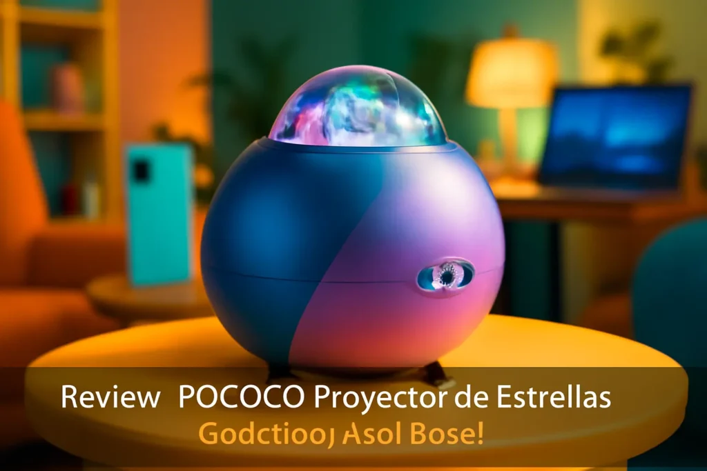 POCOCO Proyector de Estrellas Galáctico (Azul Rosa) - Beleza Estelar e Tecnologia Avançada