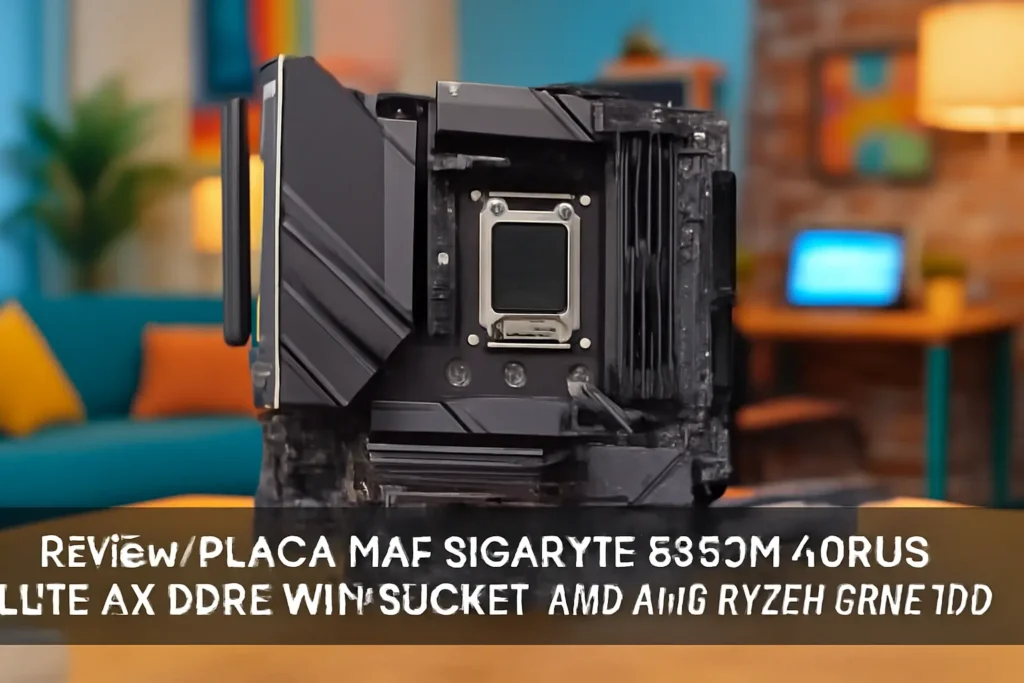 PLACA MÃE GIGABYTE B650M AORUS ELITE AX DDR5 WIFI SOCKET AMD AM5 RYZEN SÉRIE 7000