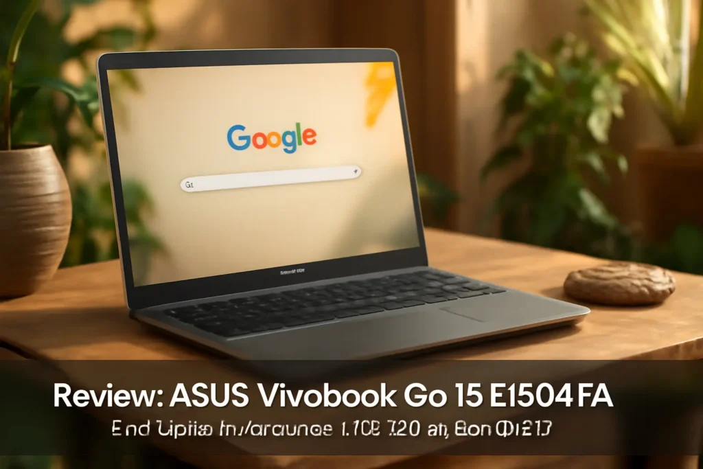 Notebook ASUS Vivobook Go 15 E1504FA: AMD Ryzen 5, 16GB RAM, 512GB SSD, Linux KeepOS