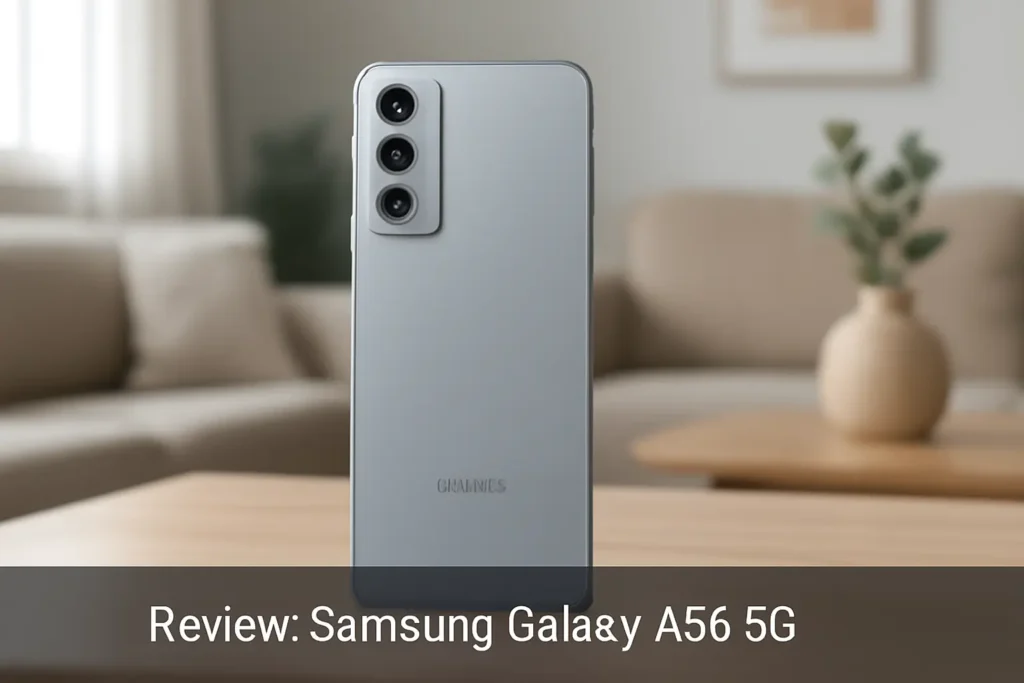 Smartphone Samsung Galaxy A56 5G 256GB, 8GB RAM, Câmera 50MP, IP67, Super AMOLED 6.7", Recursos AI, Verde
