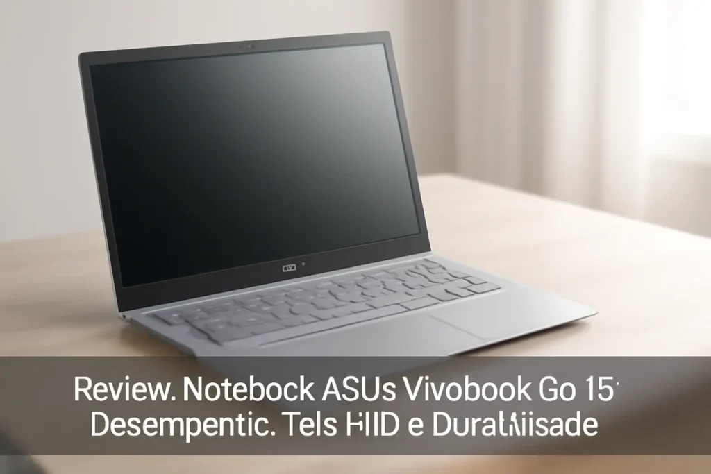 Notebook ASUS VivoBook Go 15: Desempenho, Tela FHD e Durabilidade