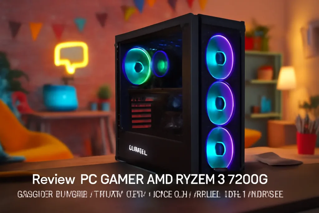 PC GAMER AMD RYZEN 3 3200G 8GB (RADEON VEGA 7 INTEGRADO) SSD 120GB, 500W 80 PLUS, NEOLOGIC - NLI84251
