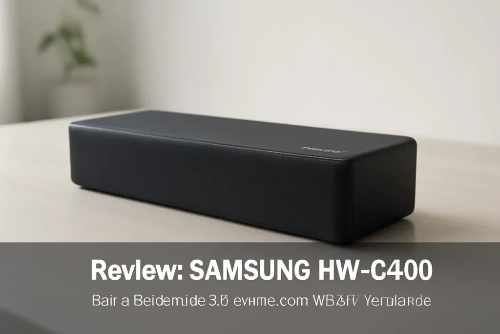 SAMSUNG HW-C400 Barra de som de 2.0 canais com Woofer embutido