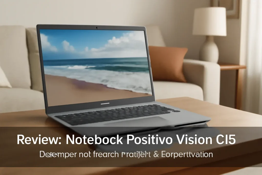 Notebook Positivo Vision C15: Desempenho, Tela Antirreflexo e Conectividade