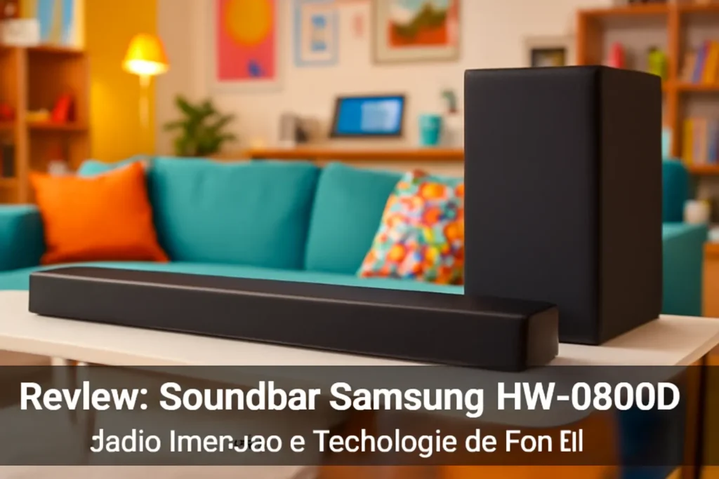 Soundbar Samsung HW-Q800D: Áudio Imersivo e Tecnologia de Ponta