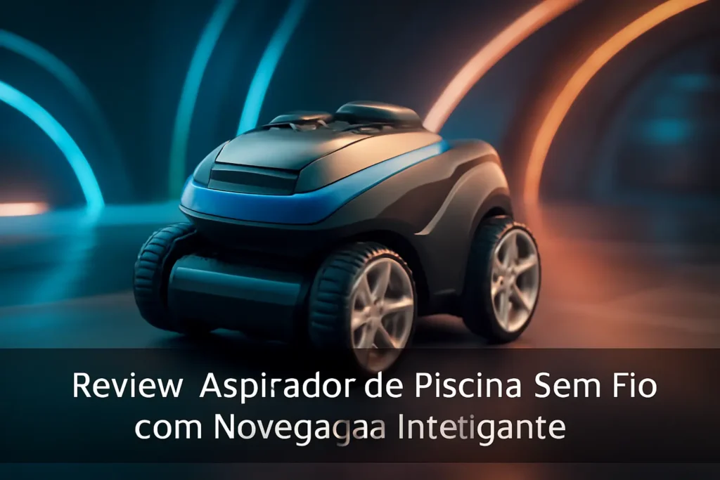 Aspirador de Piscina Sem Fio com Navegação Inteligente: Desempenho e Praticidade