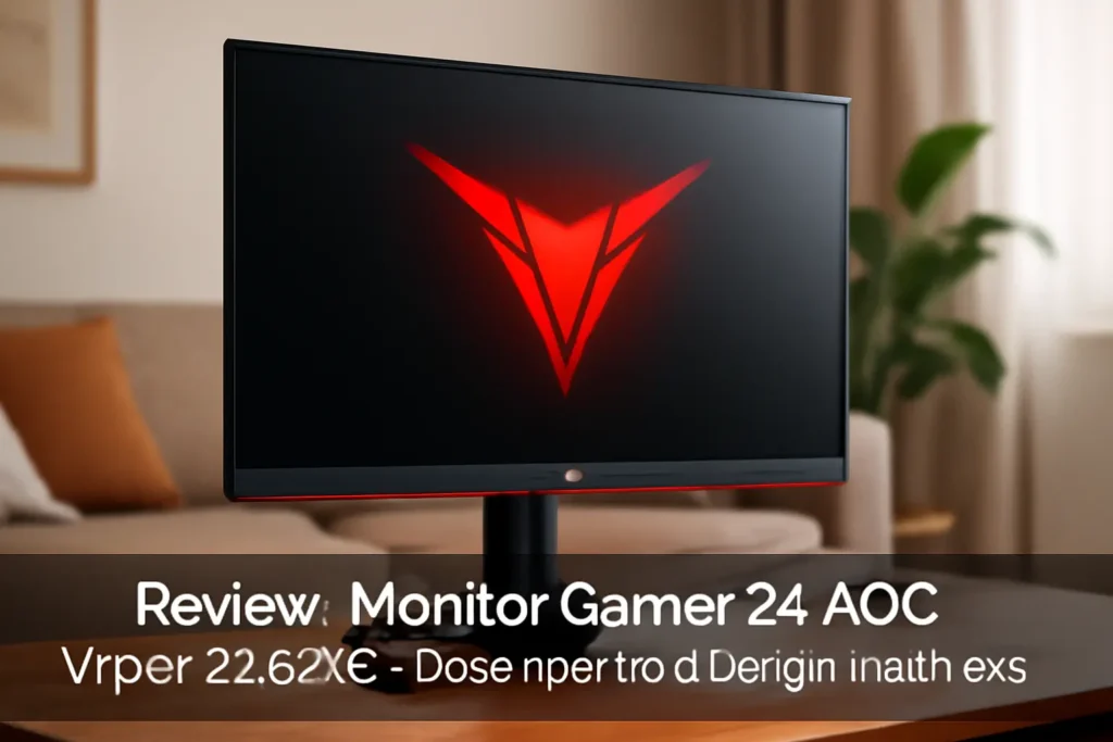 Monitor Gamer 24 AOC Viper 24G2SE - Desempenho e Design Imbatíveis