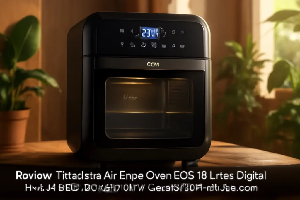 Fritadeira Air Fryer Oven EOS 15 Litros Digital Inox All Black EAF15IP 110V - Cozinha Sem Complicação