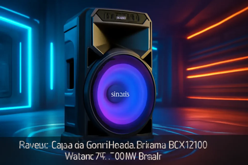 Caixa de Som Amplificada Britânia BCX12100 Woofer 12” 700W Bivolt