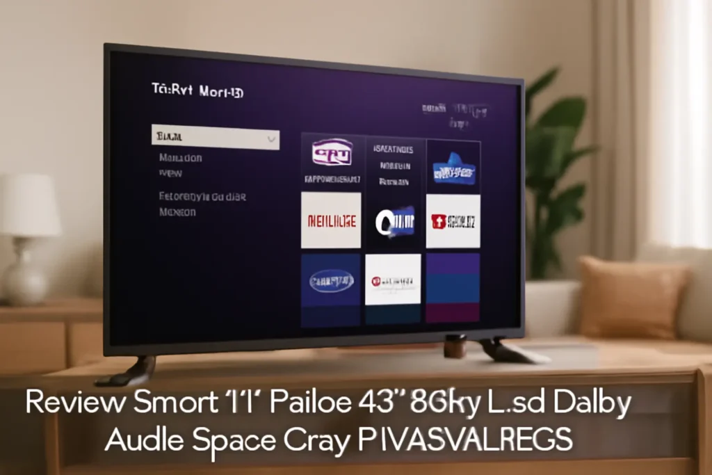 Smart TV Philco 43” Roku Led Dolby Áudio Space Gray PTV43VA4REGB