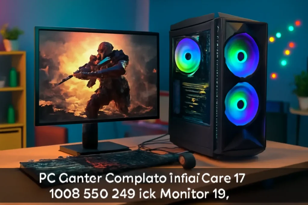 PC Gamer Completo Intel Core i7 16GB SSD 480GB Monitor 19"
