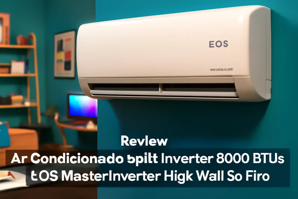 Ar-Condicionado Split Inverter 9000 BTUs EOS Master Inverter High Wall Só Frio