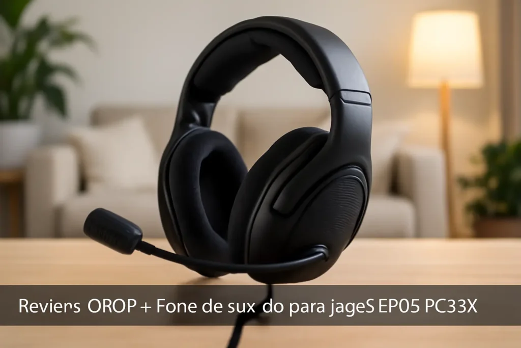 DROP + Fone de ouvido para jogos EPOS PC38X: Conforto e Qualidade de Som para Gamers