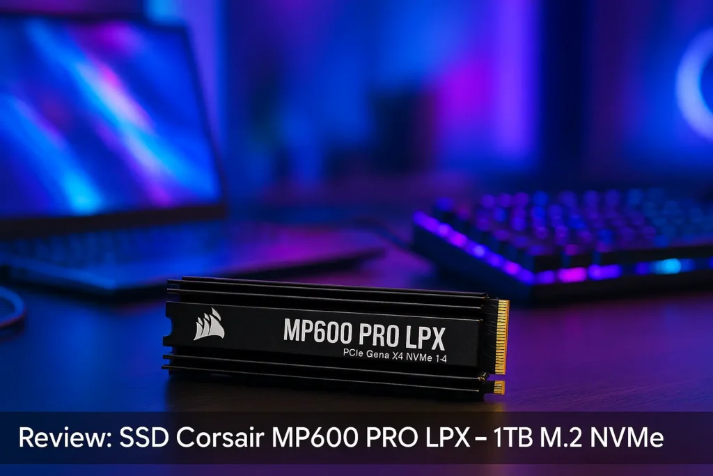 SSD Corsair MP600 PRO LPX - 1TB M.2 NVMe: Alta Performance para Gamers e Profissionais